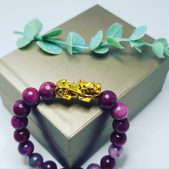 Tourmaline Quartz bracelet - Picture 2 of 4